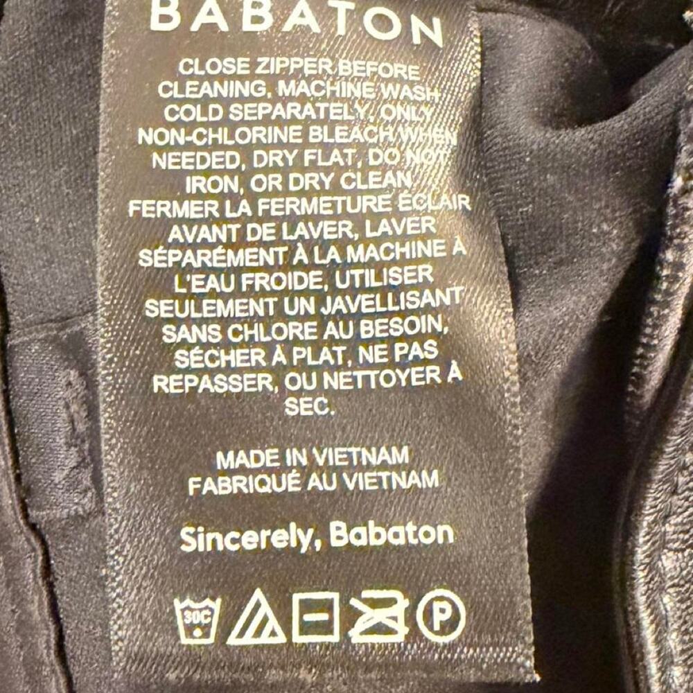 Aritzia Babaton black vegan leather pants size 0 - Picture 5 of 5
